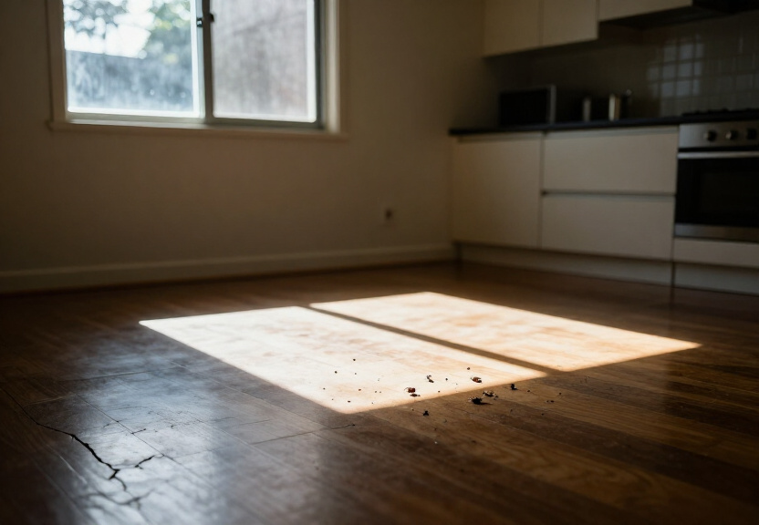 Termite damage in a Baulkham Hills home before treatment